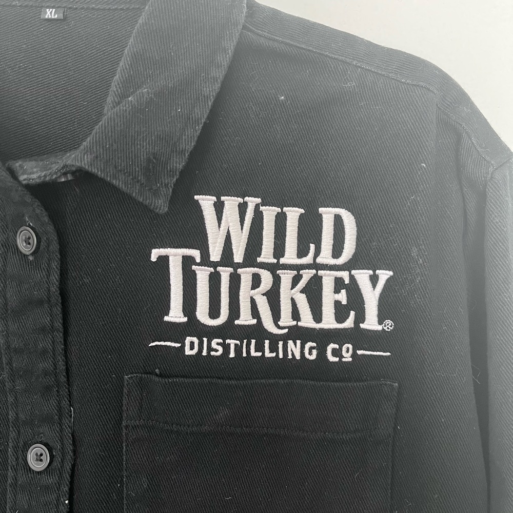 XL Wild Turkey distilling button down. Never worn